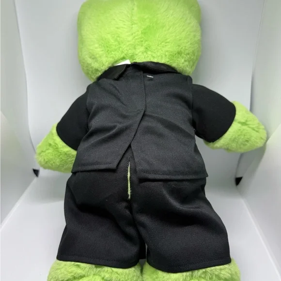 Build-A-Bear Spring Green Frog in Tuxedo - Picture 3 of 4